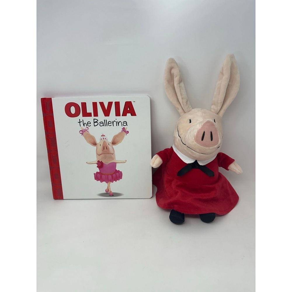 7. Olivia the Ballerina Book & Plush Bundle